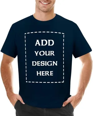 Custom t Shirt Design Your Own Image Text Personalized Adult Printing Shirts