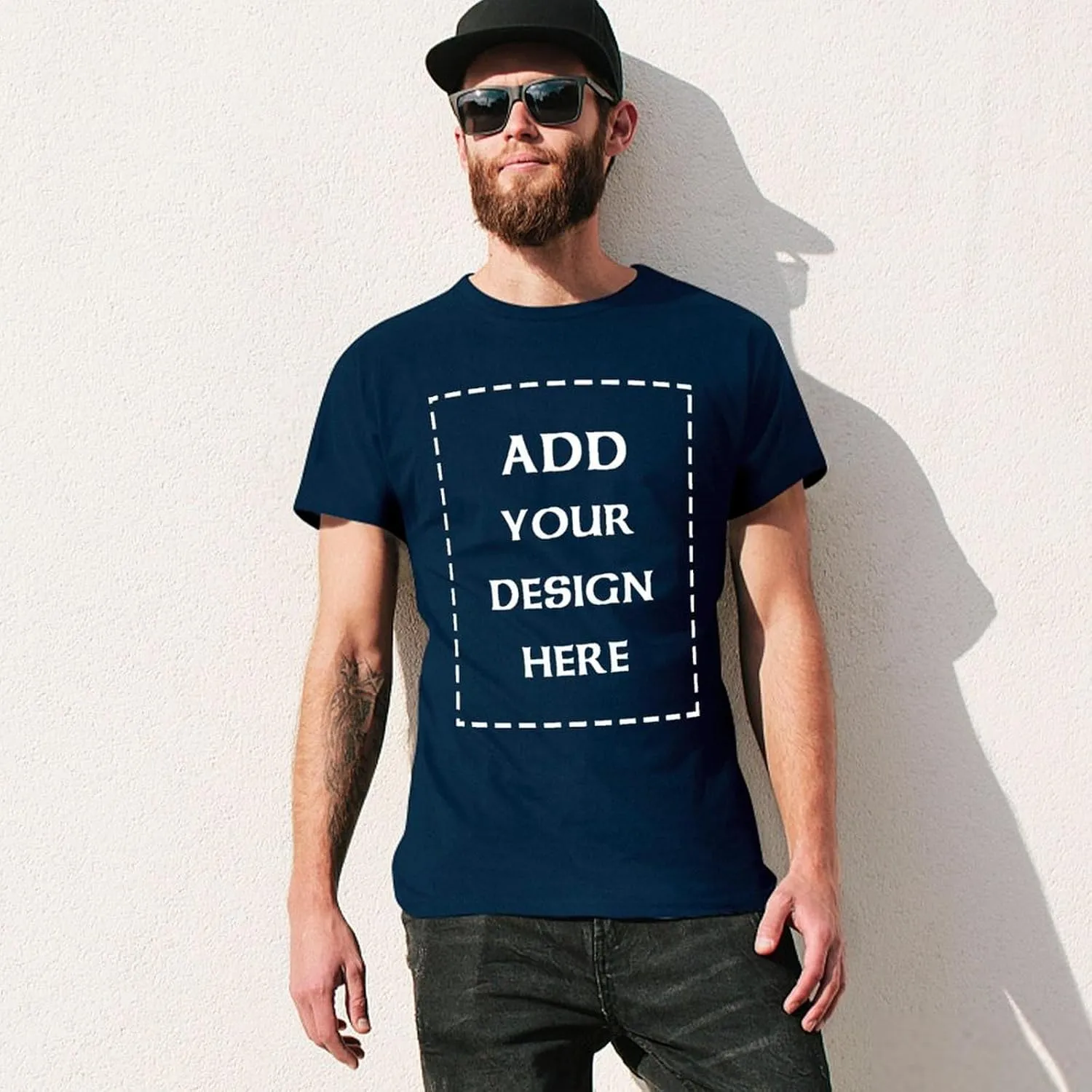 Custom t Shirt Design Your Own Image Text Personalized Adult Printing Shirts