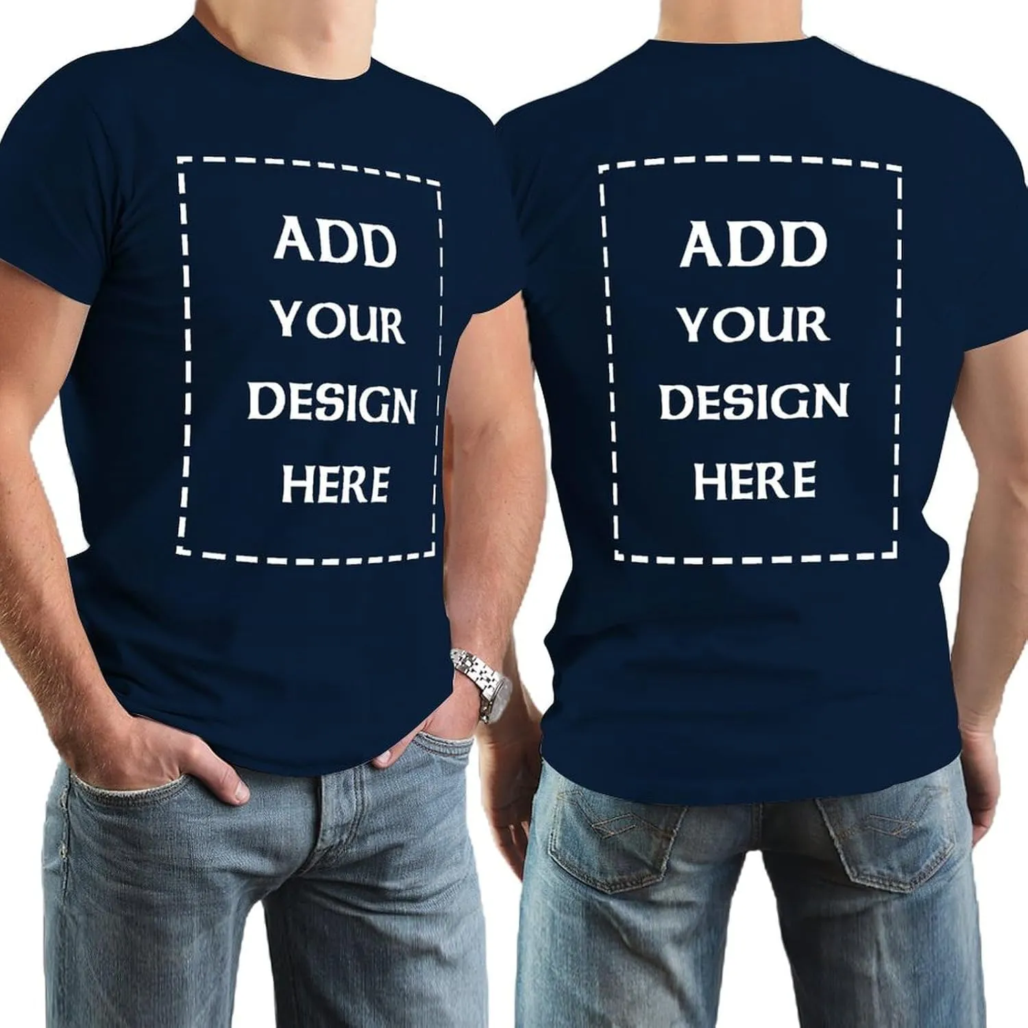 Custom t Shirt Design Your Own Image Text Personalized Adult Printing Shirts
