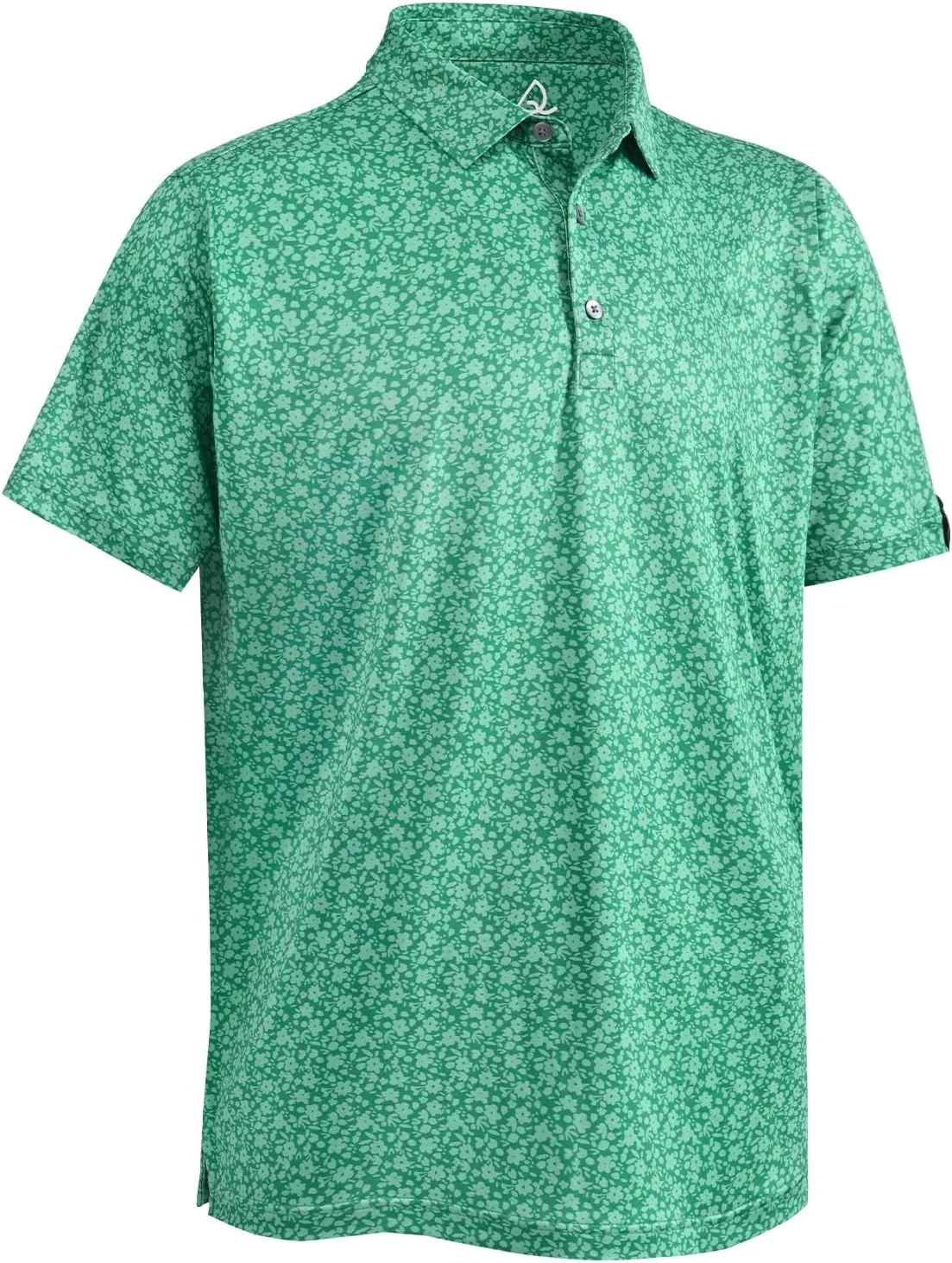 DEOLAX Mens Polo Shirts Fashion Print Mens Golf Shirt Dry Fit Mens Golf Polo Short Sleeve Quick Dry Funny Golf Shirt for Men