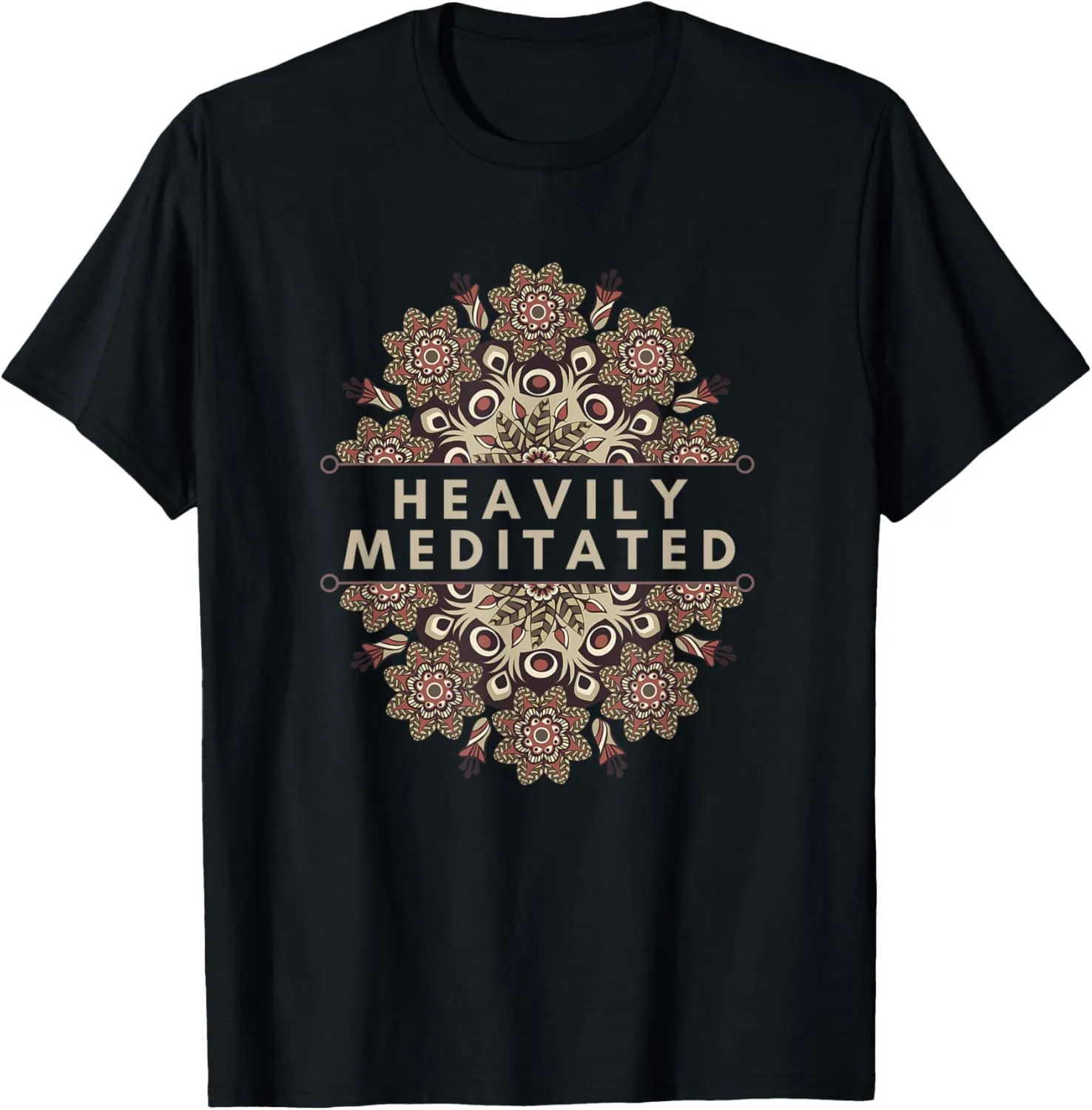Heavily Meditated Antique Mandala Design for Yoga Lovers T-Shirt