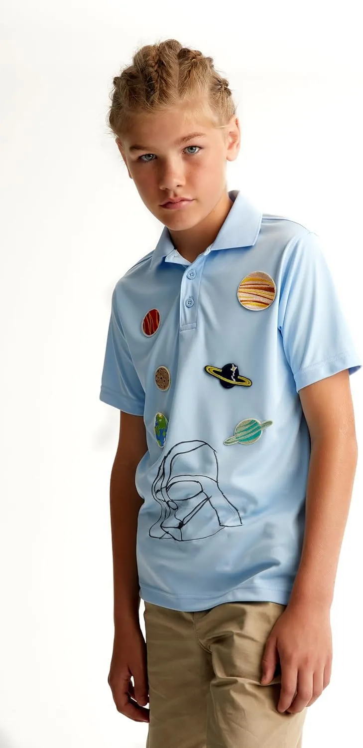 Kids Youth Short Sleeve Performance Polo Shirt