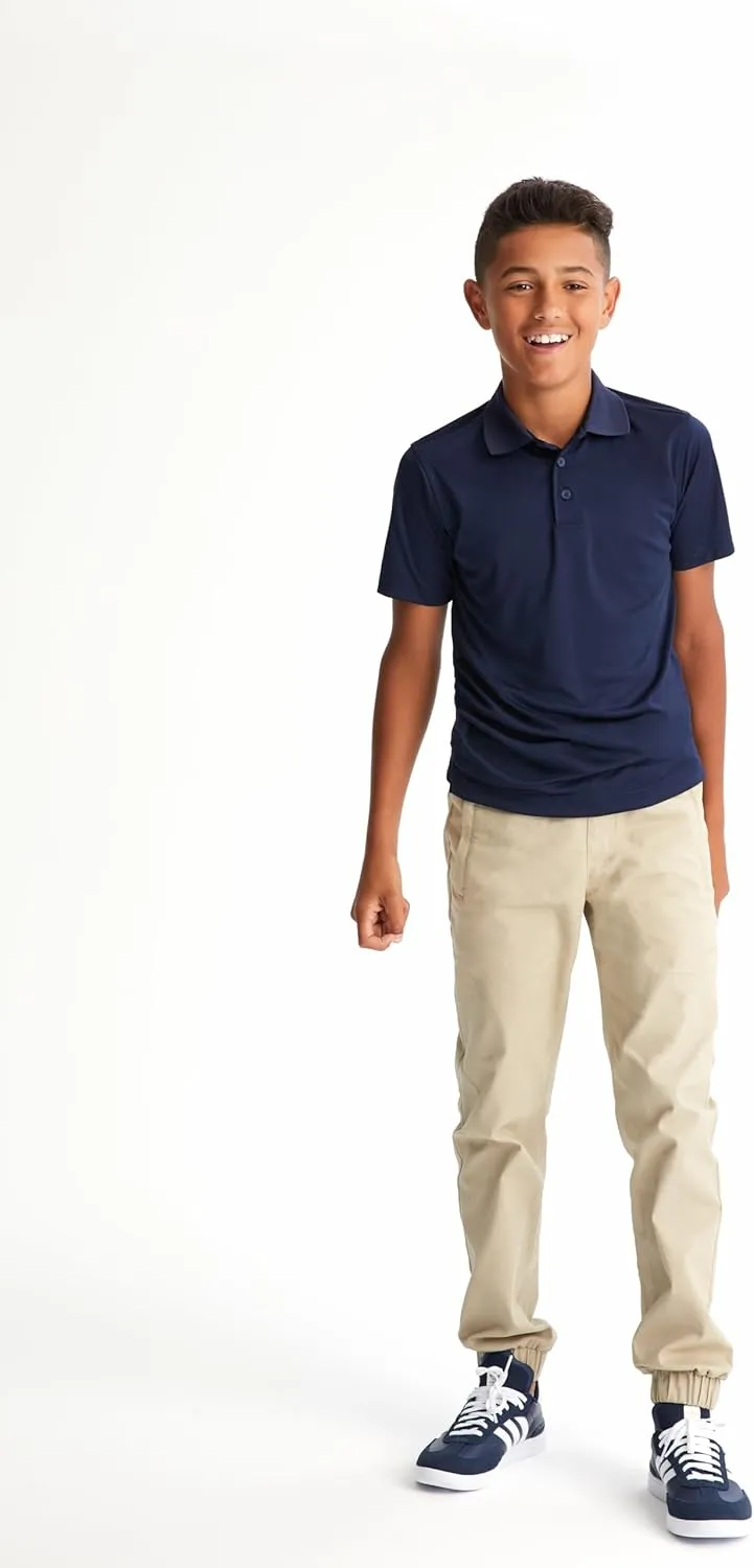 Kids Youth Short Sleeve Performance Polo Shirt