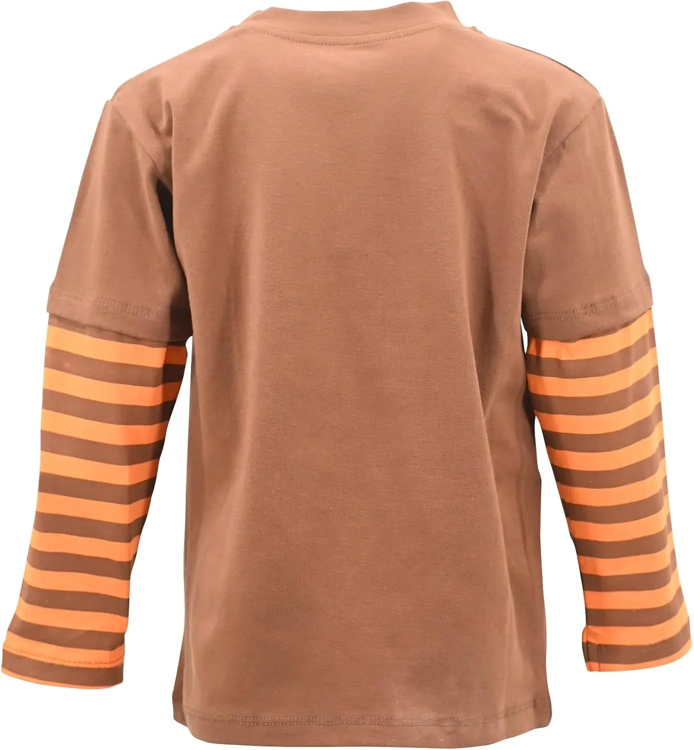 Unique Baby Boys Shirts for Kids and Toddlers Striped Layered Long Sleeve with Embroidery