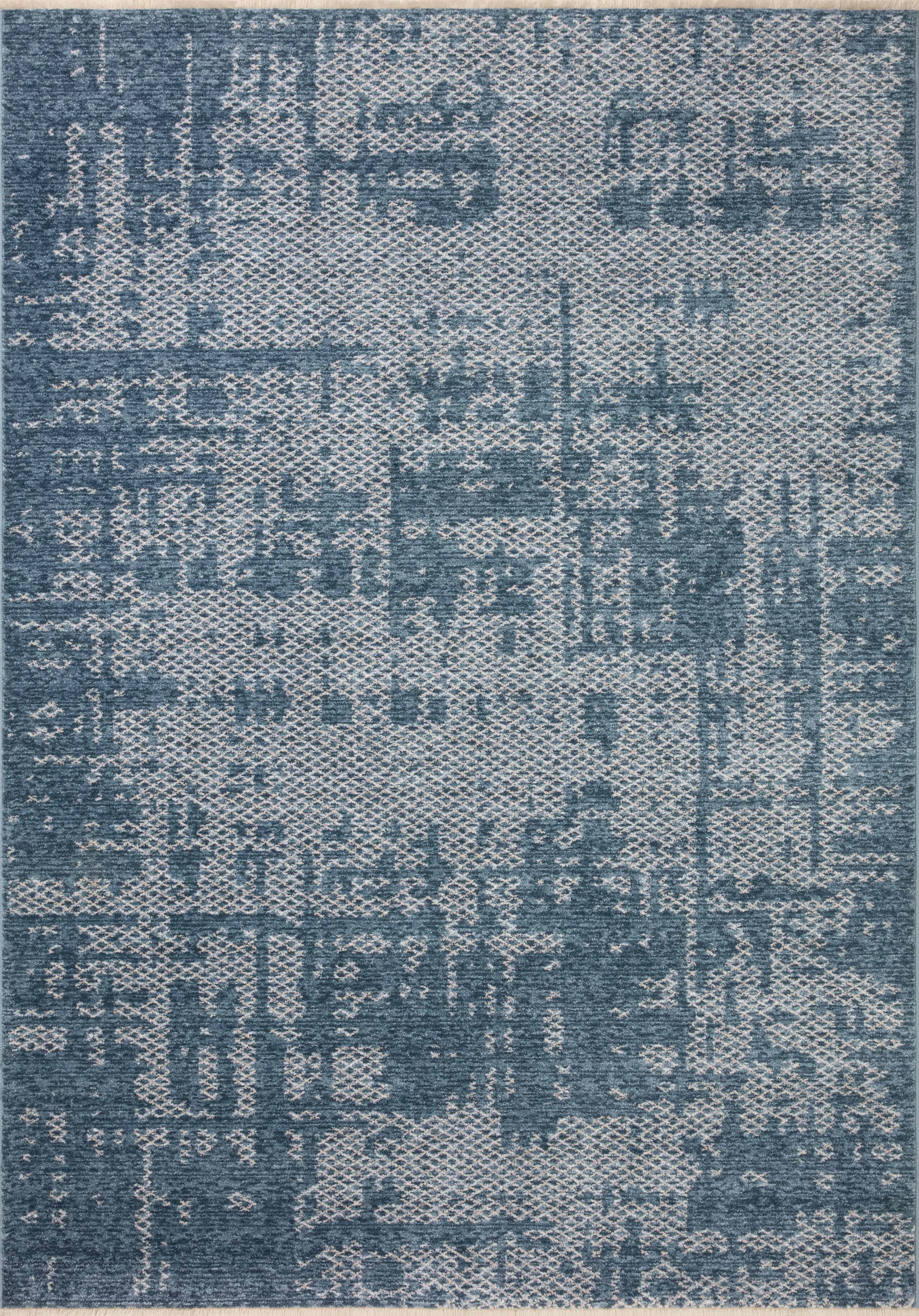 Vance Rug in Denim & Dove