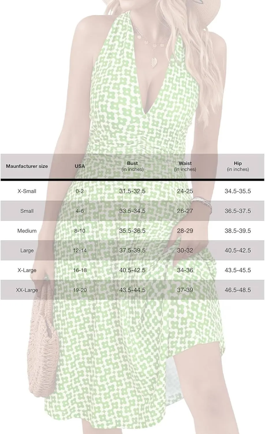 Women's Summer Sundress Sleeveless Halter Neck Spring 2025 Floral with Pocket Elastic Waist Ruffle Mini Dresses