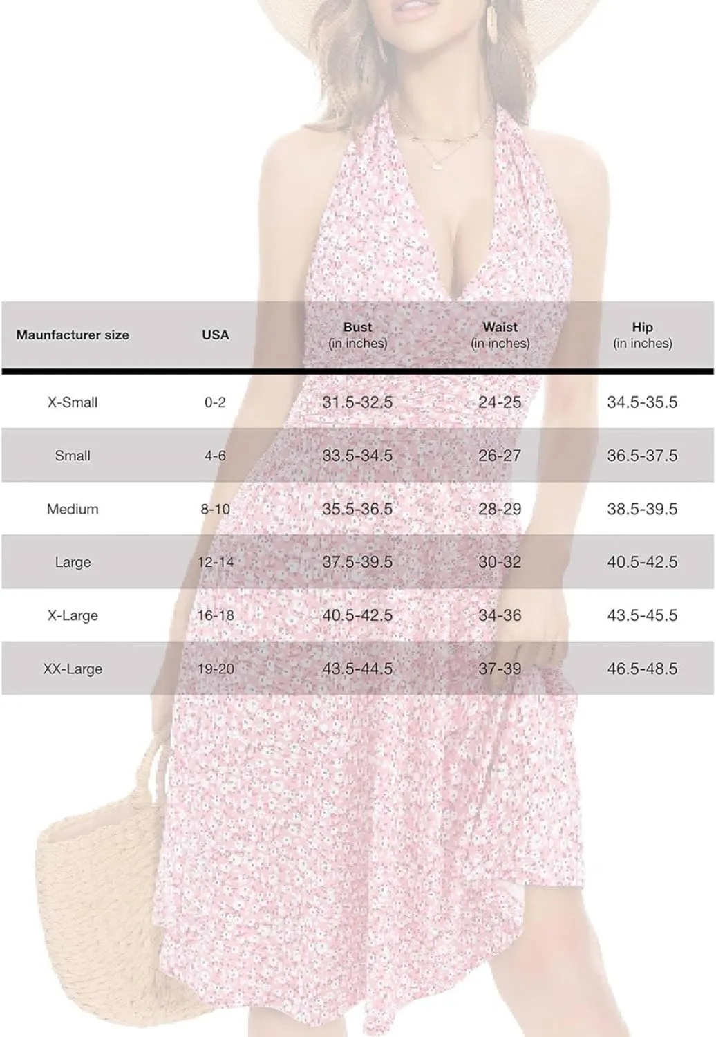 Women's Summer Sundress Sleeveless Halter Neck Spring 2025 Floral with Pocket Elastic Waist Ruffle Mini Dresses